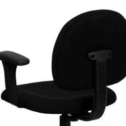 Flash Furniture Wayne Mid-Back Black Fabric Swivel Task Office Chair With Adjustable Arms 13 Flash Furniture Wayne Mid-Back Black Fabric Swivel Task Office Chair With Adjustable Arms -Flash Furniture Shop GUEST 283ec1d1 16f4 4d4f a560 613b8c6e40b4