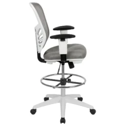 Flash Furniture Mid-Back Mesh Ergonomic Drafting Chair With Adjustable Chrome Foot Ring, Adjustable Arms 25 Flash Furniture Mid-Back Mesh Ergonomic Drafting Chair With Adjustable Chrome Foot Ring, Adjustable Arms -Flash Furniture Shop GUEST 29d2be1f 462d 49fd a178 f0f9eeb276a2