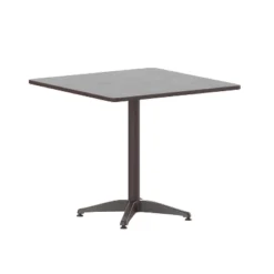 Flash Furniture Mellie 31.5'' Square Aluminum Indoor-Outdoor Table With Base -Flash Furniture Shop GUEST 29fbeade 4509 4411 9008 ab0faf3857fa