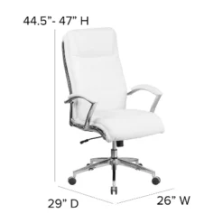 Flash Furniture High Back Designer Smooth Upholstered Executive Swivel Office Chair With Chrome Base And Arms 14 Flash Furniture High Back Designer Smooth Upholstered Executive Swivel Office Chair With Chrome Base And Arms -Flash Furniture Shop GUEST 2a1479ed 1a28 4625 8de6 99e3f28d91c8