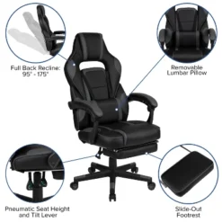 Flash Furniture X40 Gaming Chair Racing Ergonomic Computer Chair With Fully Reclining Back/Arms, Slide-Out Footrest, Massaging Lumbar 24 Flash Furniture X40 Gaming Chair Racing Ergonomic Computer Chair With Fully Reclining Back/Arms, Slide-Out Footrest, Massaging Lumbar -Flash Furniture Shop GUEST 2b740e6b 2426 4eed 8094 80d08a51b331