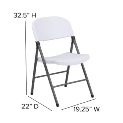 Flash Furniture 2 Pack HERCULES Series 330 Lb. Capacity Plastic Folding Chair With Charcoal Frame -Flash Furniture Shop GUEST 2e37cb9a 2629 4640 be57 a383d22b999f