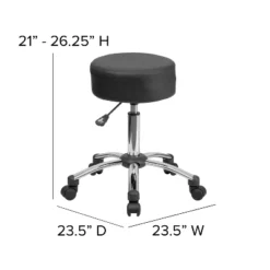 Flash Furniture Medical Ergonomic Stool With Chrome Base -Flash Furniture Shop GUEST 2e44b148 00b2 4754 b42f c02f4bde401c