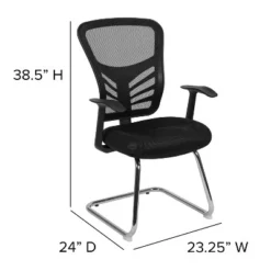 Flash Furniture Black Mesh Side Reception Chair With Chrome Sled Base -Flash Furniture Shop GUEST 2fbbc613 6859 4405 9ccd 8779b0b39cd3