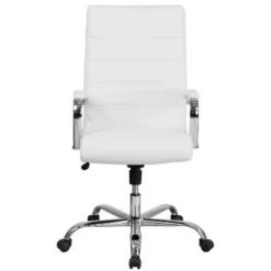 Flash Furniture High Back White LeatherSoft Executive Swivel Office Chair With Chrome Frame And Arms -Flash Furniture Shop GUEST 2ff6cfa0 db97 4e60 8ede 1c9dab622390