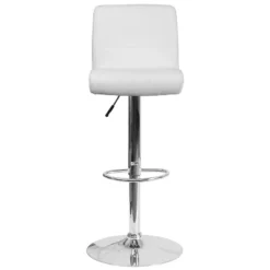 Flash Furniture Contemporary Vinyl Adjustable Height Barstool With Rolled Seat And Chrome Base -Flash Furniture Shop GUEST 30a7b8e6 0549 4226 a7f3 add682725e4f
