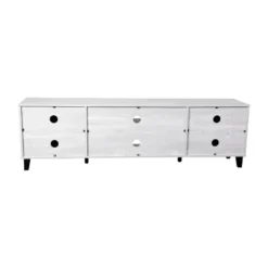 Flash Furniture Nelson 70" Mid Century Modern TV Stand For Up To 60" TV's With Adjustable Shelves And Dual Storage Compartments, Gray -Flash Furniture Shop GUEST 312687e5 f171 436f af9a 9919862a2cd6