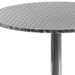 Flash Furniture Mellie 27.5'' Round Aluminum Indoor-Outdoor Table With Base -Flash Furniture Shop GUEST 31e89def 7bbc 46eb 9596 37350b215869