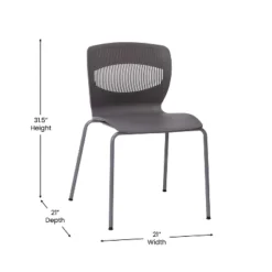 Flash Furniture HERCULES Series Commercial Grade 770 Lb. Capacity Ergonomic Stack Chair With Lumbar Support And Steel Frame -Flash Furniture Shop GUEST 32fadb03 4cc4 4f1e 80b1 a1c794a14553 1