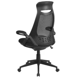 Flash Furniture Ivan High Back Black Mesh Executive Swivel Office Chair With Flip-Up Arms -Flash Furniture Shop GUEST 34ee8805 4432 4920 afb8 5e91b560304e