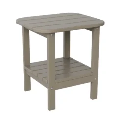 Flash Furniture Newport HDPE 2-Tier Adirondack Side Table - All-Weather - Indoor/Outdoor -Flash Furniture Shop GUEST 354f303a 8b94 44a1 b988 1c409c2a2249