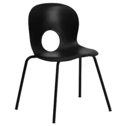 Flash Furniture HERCULES Series 770 Lb. Capacity Designer Plastic Stack Chair With Black Frame -Flash Furniture Shop GUEST 36c847cd f34e 4a9a 9680 185f21d19ab3