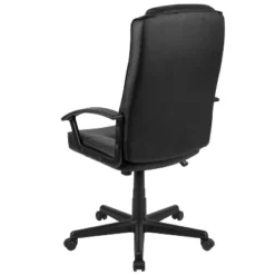Flash Furniture Biscayne Flash Fundamentals High Back Black LeatherSoft-Padded Task Office Chair With Arms -Flash Furniture Shop GUEST 37bf3b5d 80c5 4f98 a28f 31ac559767ea