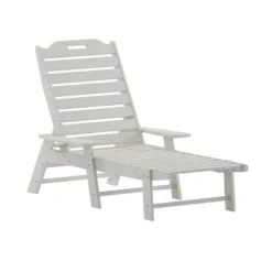 Flash Furniture Monterey Adjustable Adirondack Lounger With Cup Holder- All-Weather Indoor/Outdoor HDPE Lounge Chair -Flash Furniture Shop GUEST 39b2d09f 0258 4f00 8609 dada696adb20