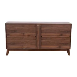 Flash Furniture 60" Buffet Cabinet With 4 Soft Close Doors And Adjustable Shelves - Dark Walnut -Flash Furniture Shop GUEST 39b33f54 1d1a 428d b62b 585bd4816eb4