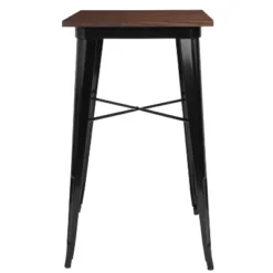 Flash Furniture 23.5" Square Metal Indoor Bar Height Table With Rustic Wood Top -Flash Furniture Shop GUEST 3b249c0e d4f4 46c0 8944 ba3a6dd3a814