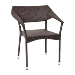Flash Furniture Jace Commercial Grade Stacking Patio Chair, All Weather PE Rattan Wicker Patio Dining Chair -Flash Furniture Shop GUEST 3bfefd9a 74c8 448e a301 17eff6449aa9