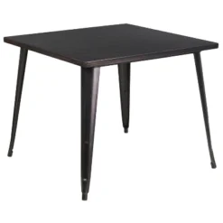 Flash Furniture Commercial Grade 35.5" Square Metal Indoor-Outdoor Table -Flash Furniture Shop GUEST 3c0de8d1 adf4 4a61 8836 5ca1c76e6022