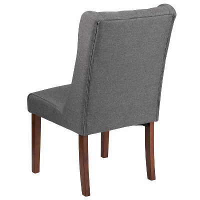 Flash Furniture HERCULES Preston Series Tufted Parsons Chair With Side Panel Detail 6 Flash Furniture HERCULES Preston Series Tufted Parsons Chair With Side Panel Detail - Image 6