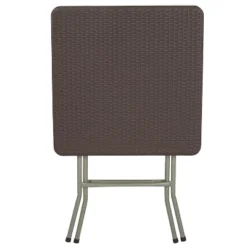 Flash Furniture 1.95-Foot Square Brown Rattan Plastic Folding Table 15 Flash Furniture 1.95-Foot Square Brown Rattan Plastic Folding Table -Flash Furniture Shop GUEST 403dac2d edfd 4b2a 97e4 e26008f5553a