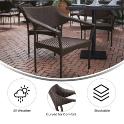 Flash Furniture Jace Set Of 4 Commercial Grade Stacking Patio Chairs, All Weather PE Rattan Wicker Patio Dining Chairs 16 Flash Furniture Jace Set Of 4 Commercial Grade Stacking Patio Chairs, All Weather PE Rattan Wicker Patio Dining Chairs -Flash Furniture Shop GUEST 405f07c9 c063 4eb1 995c de6e8e3118d1