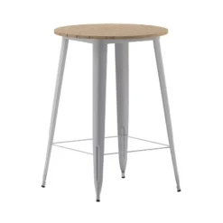 Flash Furniture Declan Commercial Indoor/Outdoor Bar Top Table, 30" Round All Weather Poly Resin Top With Steel Base -Flash Furniture Shop GUEST 41b14972 ff08 4232 8ebb 652cce53a064