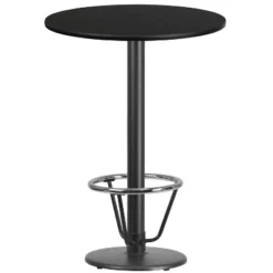 Flash Furniture 30'' Round Laminate Table Top With 18'' Round Bar Height Table Base And Foot Ring -Flash Furniture Shop GUEST 42bb4cf5 fa1e 436c b362 ccd78b10f13e