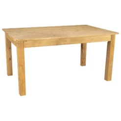 Flash Furniture 60" X 38" Rectangular Solid Pine Farm Dining Table -Flash Furniture Shop GUEST 42fca3ac 0584 4a2a 8782 1be339b6ca7b