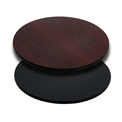 Flash Furniture 30'' Round Table Top With Reversible Laminate Top 3 Flash Furniture 30'' Round Table Top With Reversible Laminate Top - Image 3