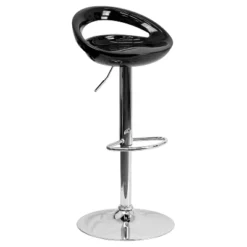 Flash Furniture Contemporary Plastic Adjustable Height Barstool With Rounded Cutout Back And Chrome Base -Flash Furniture Shop GUEST 43fa62fe 9a6d 42d5 bb6a e57a979b2440