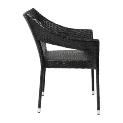 Flash Furniture Ethan Commercial Grade Stacking Patio Chair, All Weather PE Rattan Wicker Patio Dining Chair -Flash Furniture Shop GUEST 441373c2 0307 4ffa b475 1d13d3e09c50