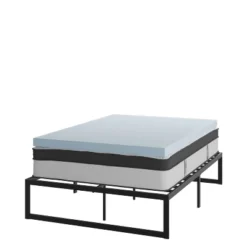 Flash Furniture 14 Inch Metal Platform Bed Frame With 12 Inch Pocket Spring Mattress In A Box And 3 Inch Cool Gel Memory Foam Topper -Flash Furniture Shop GUEST 44abbc70 3035 4edb 8e85 43888c0f2fd5