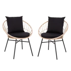Flash Furniture Devon Set Of 2 Indoor/Outdoor Modern Papasan Style Rattan Rope Patio Chairs, PE Rattan With Cushions 21 Flash Furniture Devon Set Of 2 Indoor/Outdoor Modern Papasan Style Rattan Rope Patio Chairs, PE Rattan With Cushions -Flash Furniture Shop GUEST 461b1362 cc98 4a7c 929c 00b188578e3e