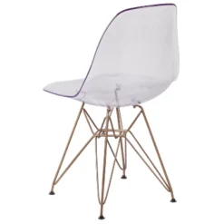 Flash Furniture Elon Series Ghost Chair With Gold Metal Base -Flash Furniture Shop GUEST 46ac7d58 7659 4b5e 8e4f 4d60602518d4