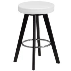 Flash Furniture Trenton Series 24'' High Contemporary Vinyl Counter Height Stool With Cappuccino Wood Frame -Flash Furniture Shop GUEST 47c39f6f 4a18 4a42 a4fb ddf653d99b5c