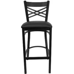 Flash Furniture Black ''X'' Back Metal Restaurant Barstool -Flash Furniture Shop GUEST 47d2e3f0 8069 4346 ab00 8c1990be2ffe
