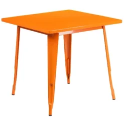 Flash Furniture Commercial Grade 31.5" Square Metal Indoor-Outdoor Table -Flash Furniture Shop GUEST 487276b5 6847 46eb 8140 2e4a7283f39a