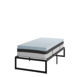Flash Furniture 14 Inch Metal Platform Bed Frame With 12 Inch Pocket Spring Mattress In A Box And 3 Inch Cool Gel Memory Foam Topper -Flash Furniture Shop GUEST 49cbb704 0e2c 4a16 b748 364f32718983