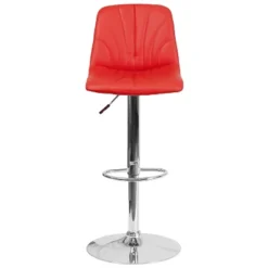 Flash Furniture Contemporary Vinyl Adjustable Height Barstool With Embellished Stitch Design And Chrome Base -Flash Furniture Shop GUEST 49f3dab4 a5e9 4fe0 b01f aef81cab15d7