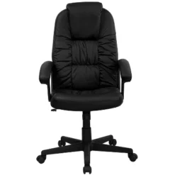 Flash Furniture Hansel High Back Black LeatherSoft Executive Swivel Office Chair With Arms -Flash Furniture Shop GUEST 4a08bb2c 3cdc 4063 bfa4 a55b9f1fd057