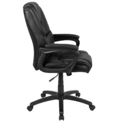 Flash Furniture Flash Fundamentals Big & Tall 400 Lb. Rated LeatherSoft Swivel Office Chair With Padded Arms -Flash Furniture Shop GUEST 4b1946e7 5477 4842 ba9f 5dc39e4ff9c4