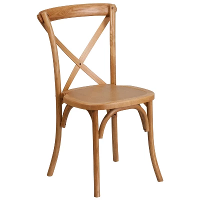 Flash Furniture HERCULES Series Stackable Wood Cross Back Chair 11 Flash Furniture HERCULES Series Stackable Wood Cross Back Chair - Image 11