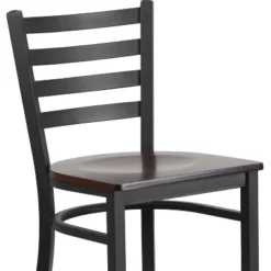 Flash Furniture Black Ladder Back Metal Restaurant Barstool -Flash Furniture Shop GUEST 4d22fabe 444c 48e6 a5c6 d7ee5a0bdef8