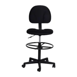 Flash Furniture Black Fabric Drafting Chair (Cylinders: 22.5''-27''H Or 26''-30.5''H) 16 Flash Furniture Black Fabric Drafting Chair (Cylinders: 22.5''-27''H Or 26''-30.5''H) -Flash Furniture Shop GUEST 4d3ce4f8 2db4 4e21 8153 a16e4fc785a1
