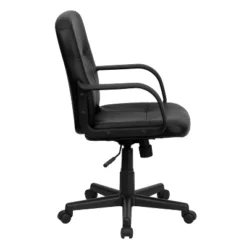 Flash Furniture Paulson Mid-Back Black Glove Vinyl Executive Swivel Office Chair With Arms -Flash Furniture Shop GUEST 4e148645 9d5e 49f9 8533 f3c4c6c615a9