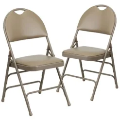 Flash Furniture 2 Pack HERCULES Series Extra Large Ultra-Premium Triple Braced Metal Folding Chair With Easy-Carry Handle -Flash Furniture Shop GUEST 4e333cdb 4ebc 42da ad3c 4e1d7db816eb