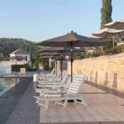 Flash Furniture Monterey Adjustable Adirondack Lounger With Cup Holder- All-Weather Indoor/Outdoor HDPE Lounge Chair -Flash Furniture Shop GUEST 4e6abb4d 4dd3 493b bdbd 71d99082642f