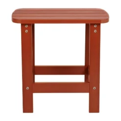 Flash Furniture Charlestown All-Weather Poly Resin Wood Commercial Grade Adirondack Side Table -Flash Furniture Shop GUEST 4f5f4b57 3c63 4161 86a3 016b21279a67