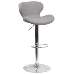 Flash Furniture Contemporary Adjustable Height Barstool With Curved Back And Chrome Base -Flash Furniture Shop GUEST 4fb8a561 61a7 454b a520 1dfcca6a9126