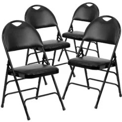 Flash Furniture 4 Pack HERCULES Series Extra Large Ultra-Premium Triple Braced Metal Folding Chair With Easy-Carry Handle -Flash Furniture Shop GUEST 4fc508e7 bed5 4646 8348 f2040c6eb021
